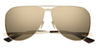 Saint Laurent® 690 DUST SL 690 DUST 004 61 - Gold / Brown Flash Sunglasses