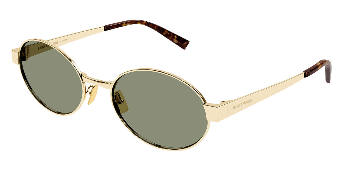 Saint Laurent® 692 SL 692 003 55 - Gold / Green Sunglasses
