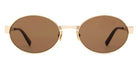 Saint Laurent® 692 SL 692 004 55 - Gold / Brown Sunglasses