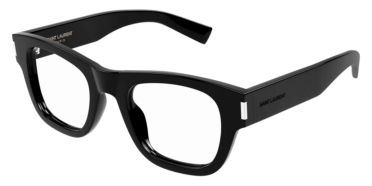 Saint Laurent® 698 SL 698 001 50 - Black / Transparent AR Eyeglasses