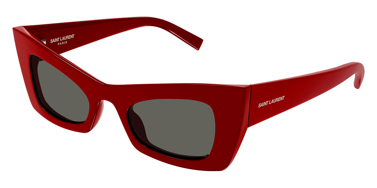 Saint Laurent® 702 SL 702 004 49 - Red / Gray Sunglasses