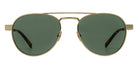 Saint Laurent® 708 SL 708 003 54 - Gold / Green Sunglasses