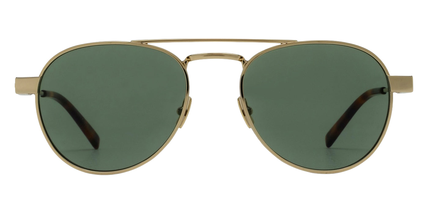 Saint Laurent® 708 SL 708 003 54 - Gold / Green Sunglasses