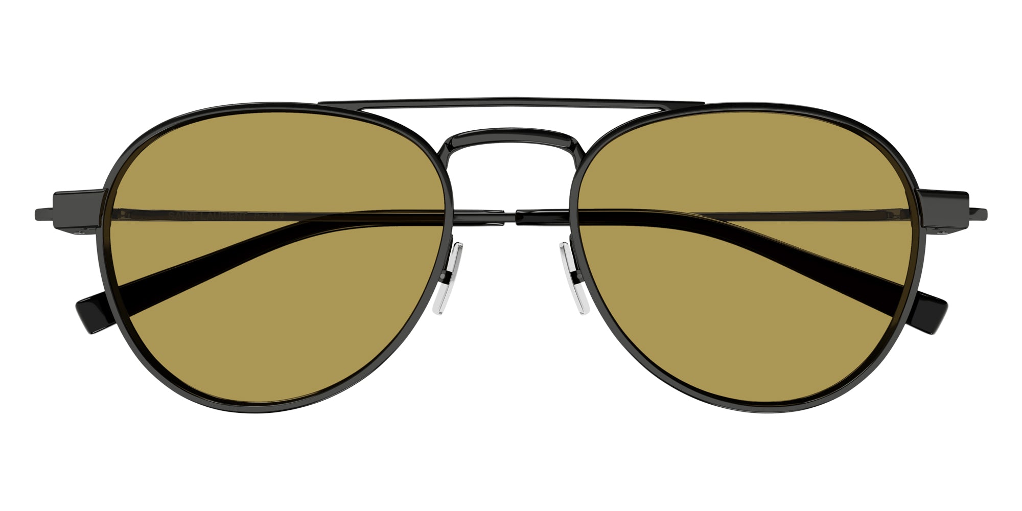Saint Laurent® 708 SL 708 004 54 - Gunmetal / Brown Sunglasses