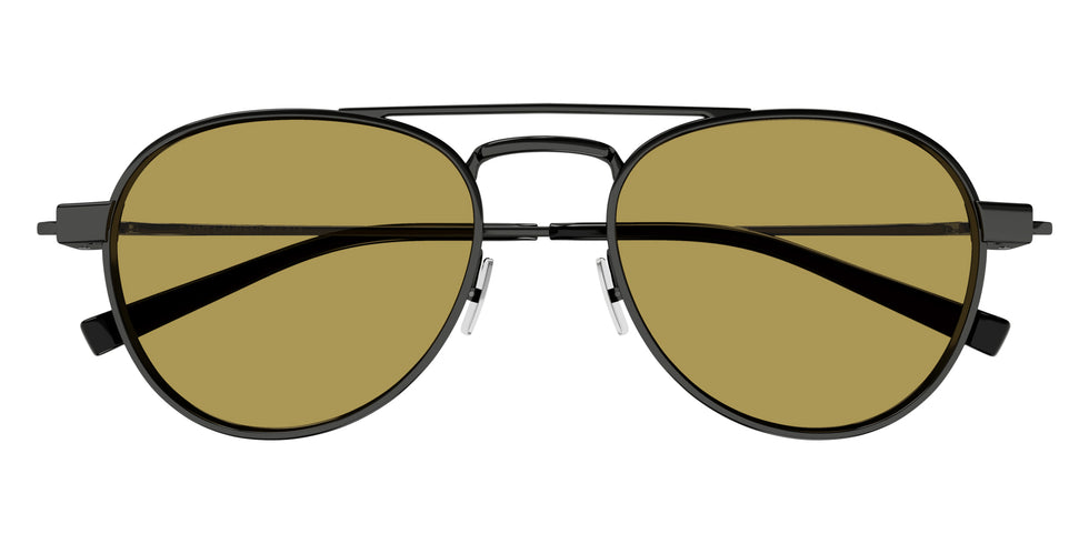 Saint Laurent® 708 SL 708 004 54 - Gunmetal / Brown Sunglasses