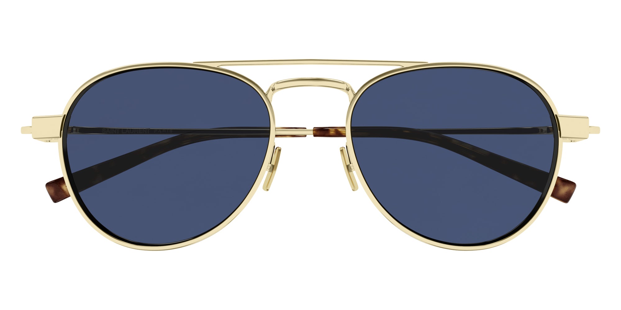 Saint Laurent® 708 SL 708 005 54 - Gold / Blue Sunglasses
