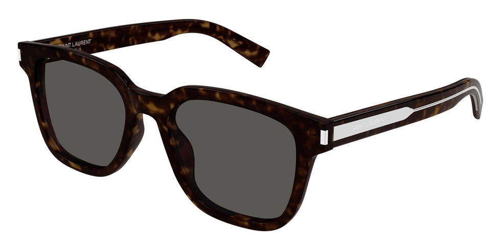 Saint Laurent® 711 SL 711 002 52 - Havana/Crystal / Gray Sunglasses