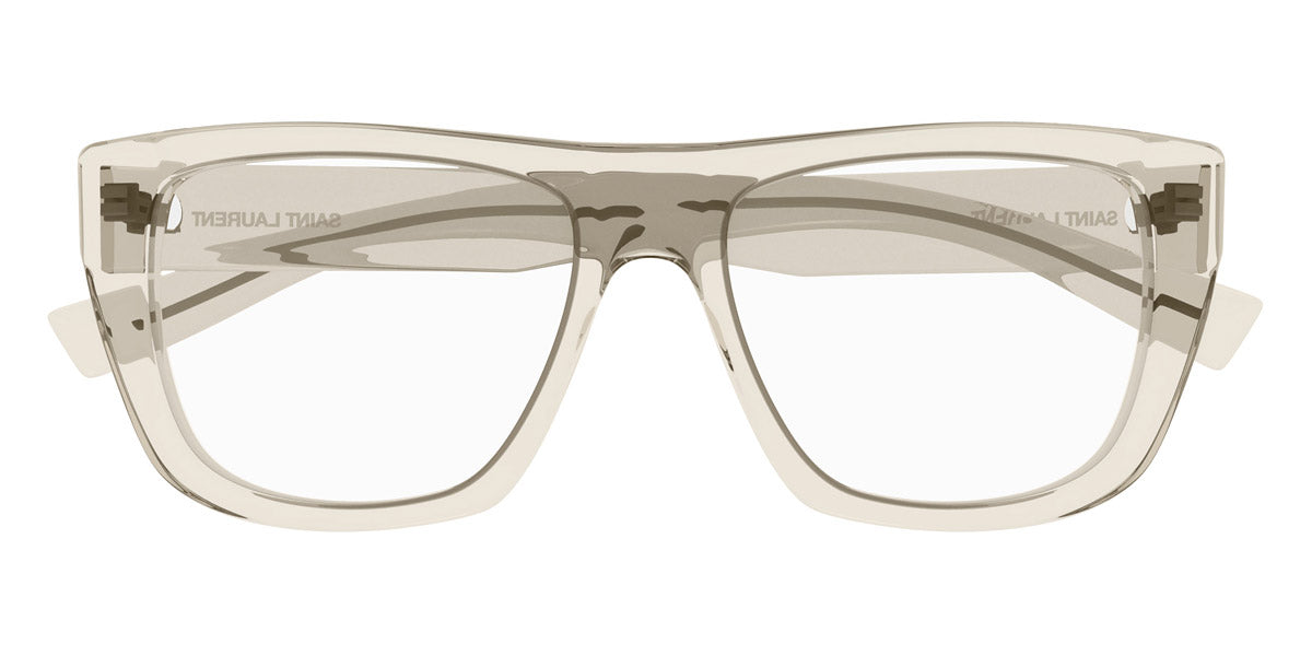Saint Laurent® 714 SL 714 003 55 - Beige Eyeglasses
