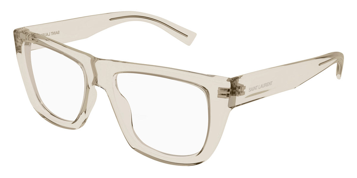 Saint Laurent® 714 SL 714 003 55 - Beige Eyeglasses