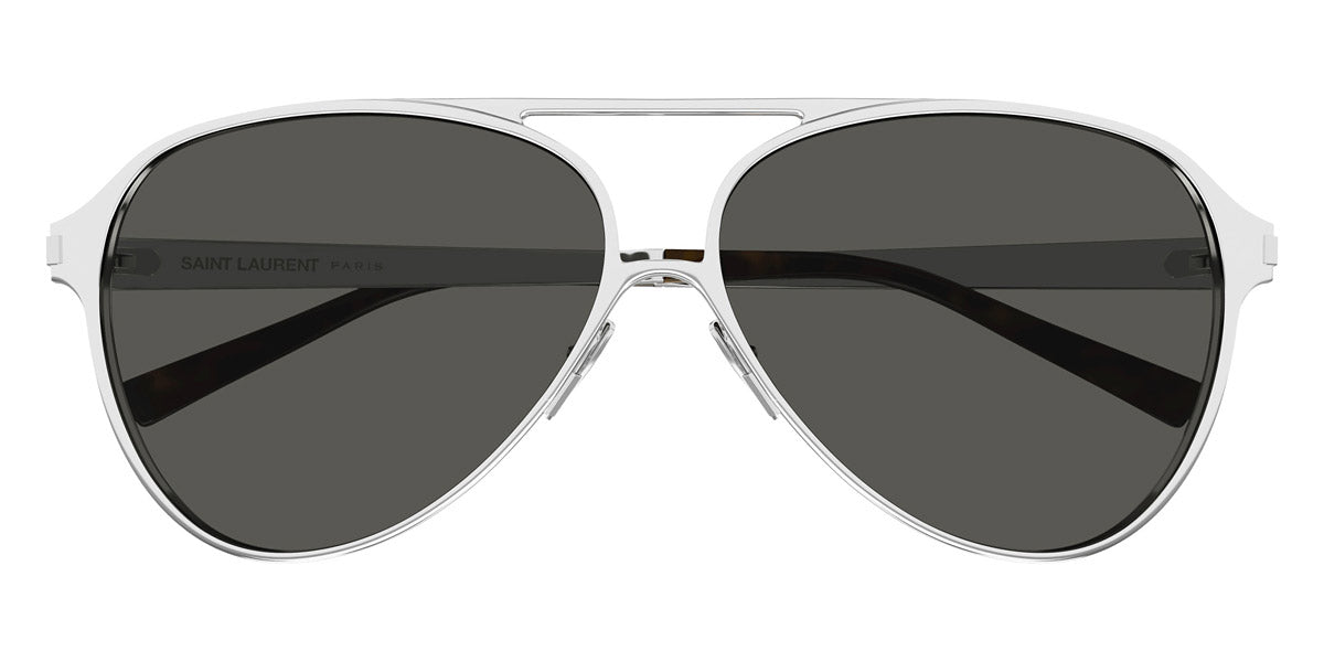 Saint Laurent® 734 SL 734 002 62 - Silver / Gray Sunglasses