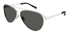 Saint Laurent® 734 SL 734 002 62 - Silver / Gray Sunglasses