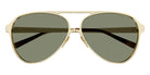 Saint Laurent® 734 SL 734 004 62 - Gold / Green Sunglasses