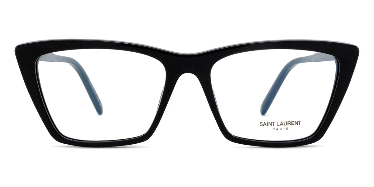 Saint Laurent® 737 MICA THIN OPT SL 737 MICA THIN OPT 001 54 - Black / Transparent AR Eyeglasses