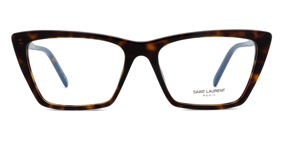 Saint Laurent® 737 MICA THIN OPT SL 737 MICA THIN OPT 002 54 - Havana Eyeglasses