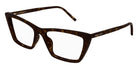 Saint Laurent® 737 MICA THIN OPT SL 737 MICA THIN OPT 002 54 - Havana Eyeglasses