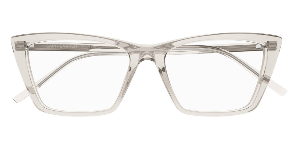 Saint Laurent® 737 MICA THIN OPT SL 737 MICA THIN OPT 004 54 - Beige Eyeglasses