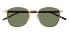 Saint Laurent® 747 SL 747 003 51 - Gold/Crystal / Green Sunglasses