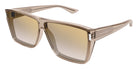 Saint Laurent® 756 SL 756 003 64 - Yellow / Brown Mirrored Sunglasses