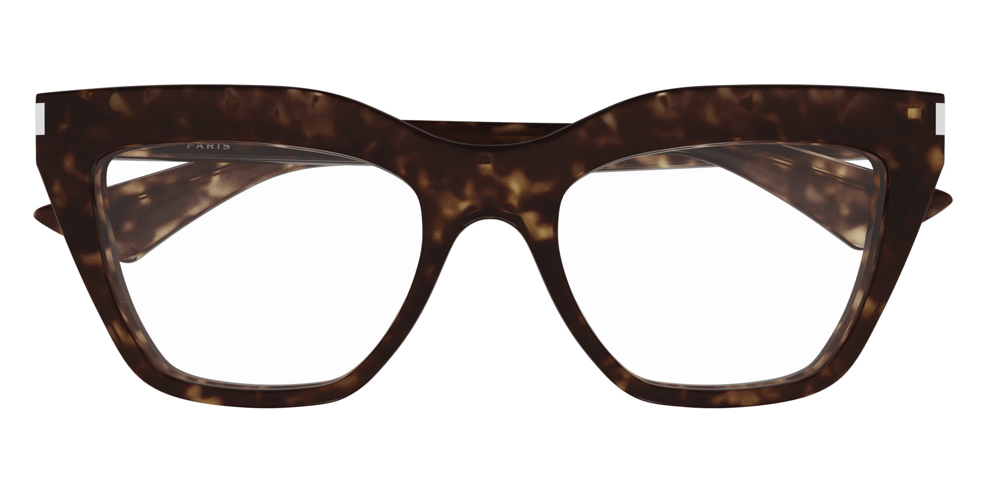 Saint Laurent® 760 SL 760 002 54 - Havana / Transparent AR Eyeglasses