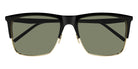 Saint Laurent® 768 SL 768 001 57 - Black / Green Sunglasses