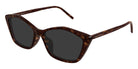 Saint Laurent® 775 SL 775 002 57 - Havana / Gray Sunglasses