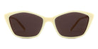 Saint Laurent® 775 SL 775 005 57 - Ivory / Black AR Sunglasses