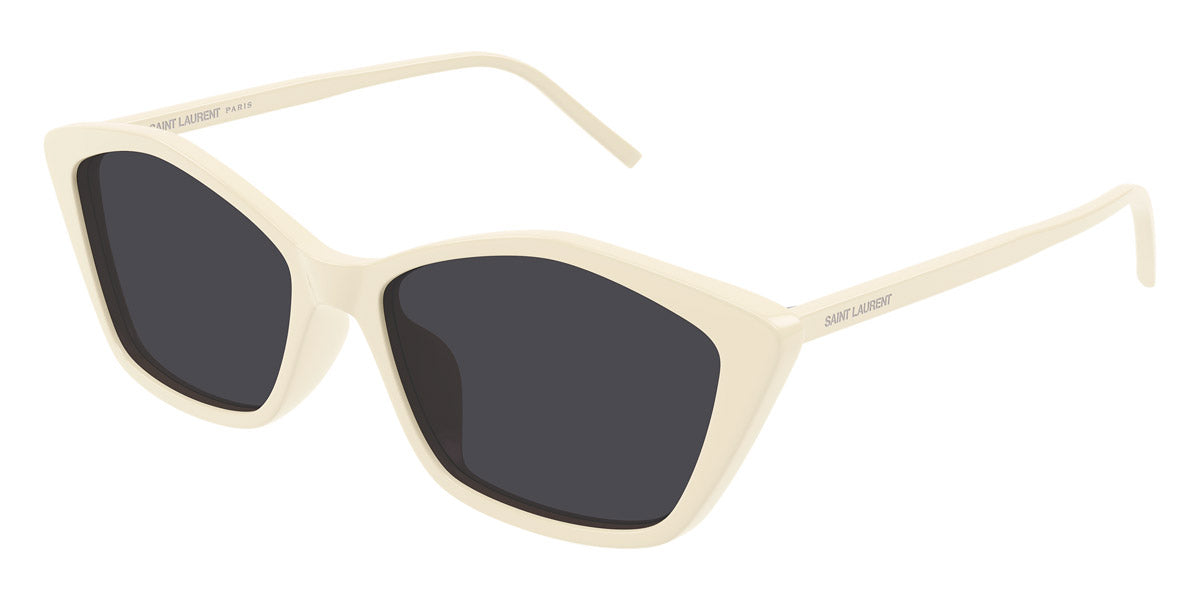 Saint Laurent® 775 SL 775 005 57 - Ivory / Black AR Sunglasses