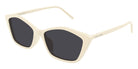 Saint Laurent® 775 SL 775 005 57 - Ivory / Black AR Sunglasses