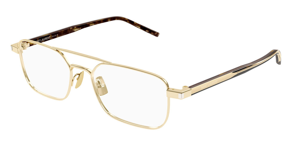 Saint Laurent® 780 SL 780 002 52 - Gold/Crystal Eyeglasses