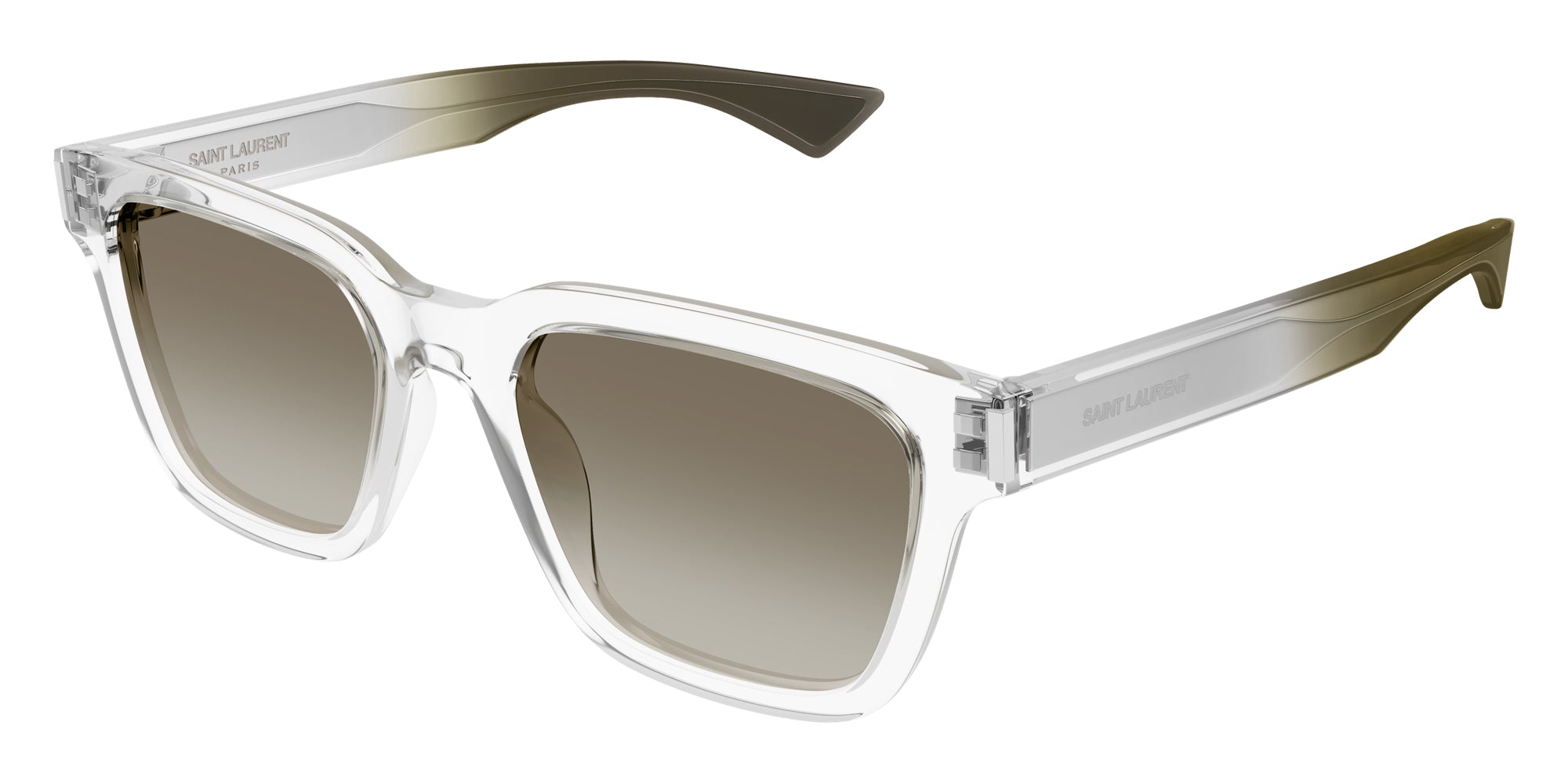 Saint Laurent® 790 SL 790 005 53 - Crystal / Green Gradient Sunglasses
