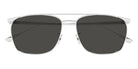 Saint Laurent® 796 VINCENT SL 796 VINCENT 002 57 - Silver / Gray Sunglasses