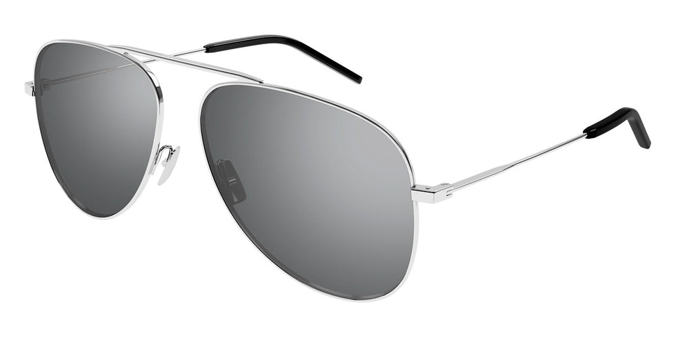 Saint Laurent® 800 SL 800 003 59 - Silver / Silver Mirrored Sunglasses