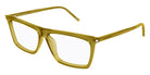 Saint Laurent® 803 SL 803 011 59 - Green / Transparent AR Eyeglasses