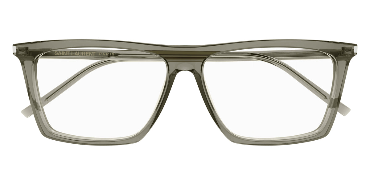 Saint Laurent® 803 SL 803 012 59 - Brown / Transparent AR Eyeglasses