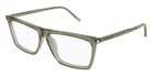 Saint Laurent® 803 SL 803 012 59 - Brown / Transparent AR Eyeglasses