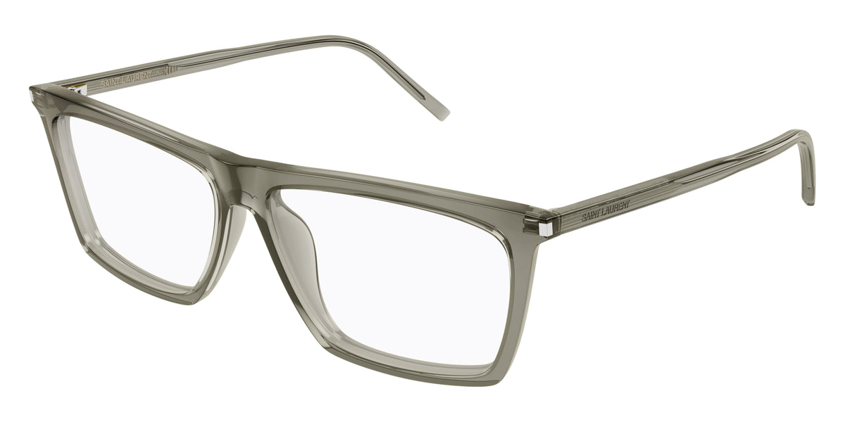 Saint Laurent® 803 SL 803 012 59 - Brown / Transparent AR Eyeglasses