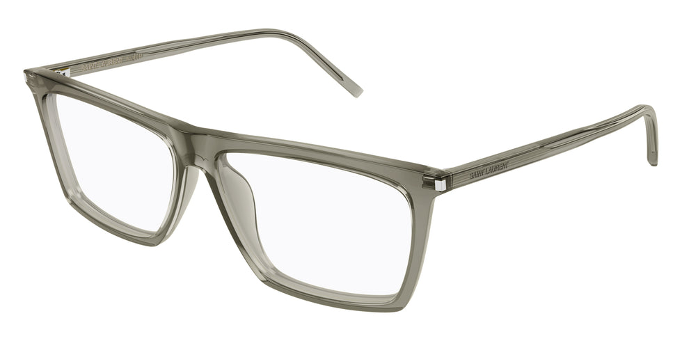 Saint Laurent® 803 SL 803 012 59 - Brown / Transparent AR Eyeglasses