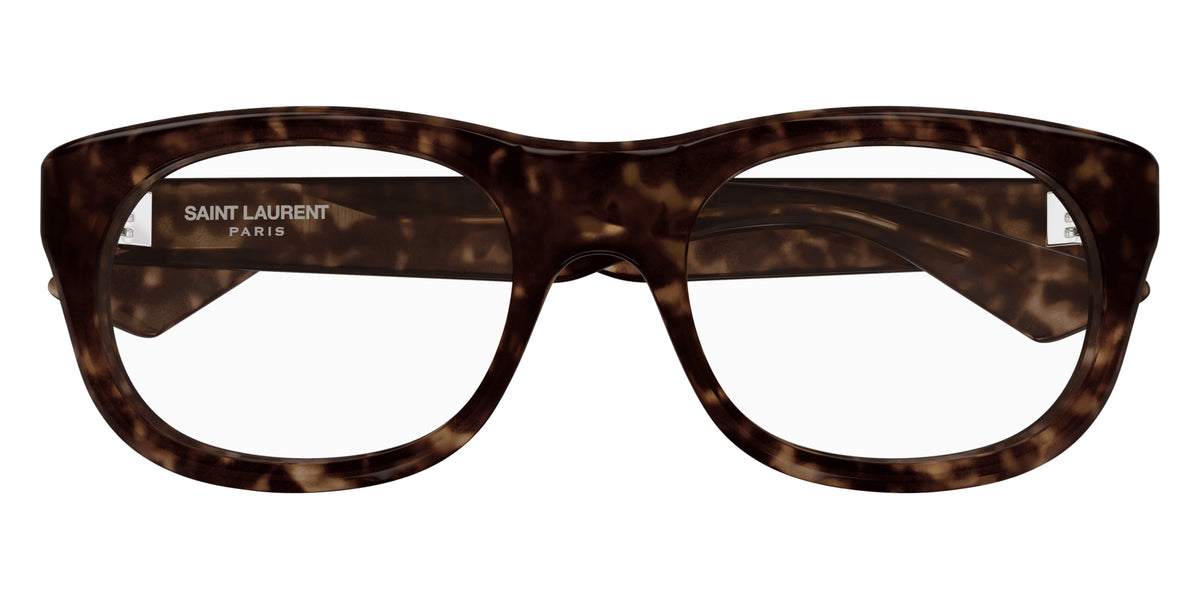 Saint Laurent® 815 ROMY OPT SL 815 ROMY OPT 004 56 - Havana / Transparent AR Eyeglasses