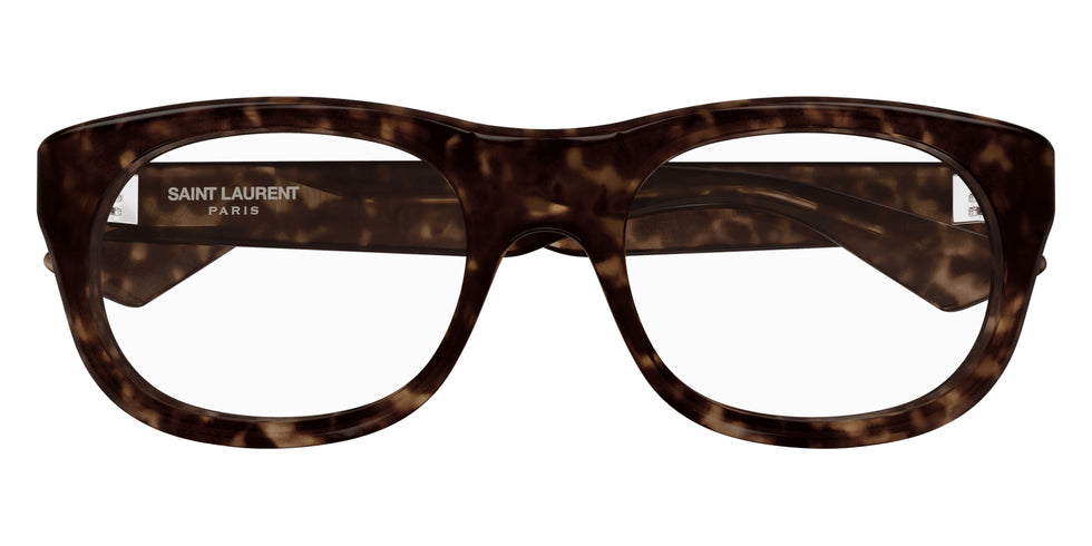 Saint Laurent® 815 ROMY OPT SL 815 ROMY OPT 004 56 - Havana / Transparent AR Eyeglasses