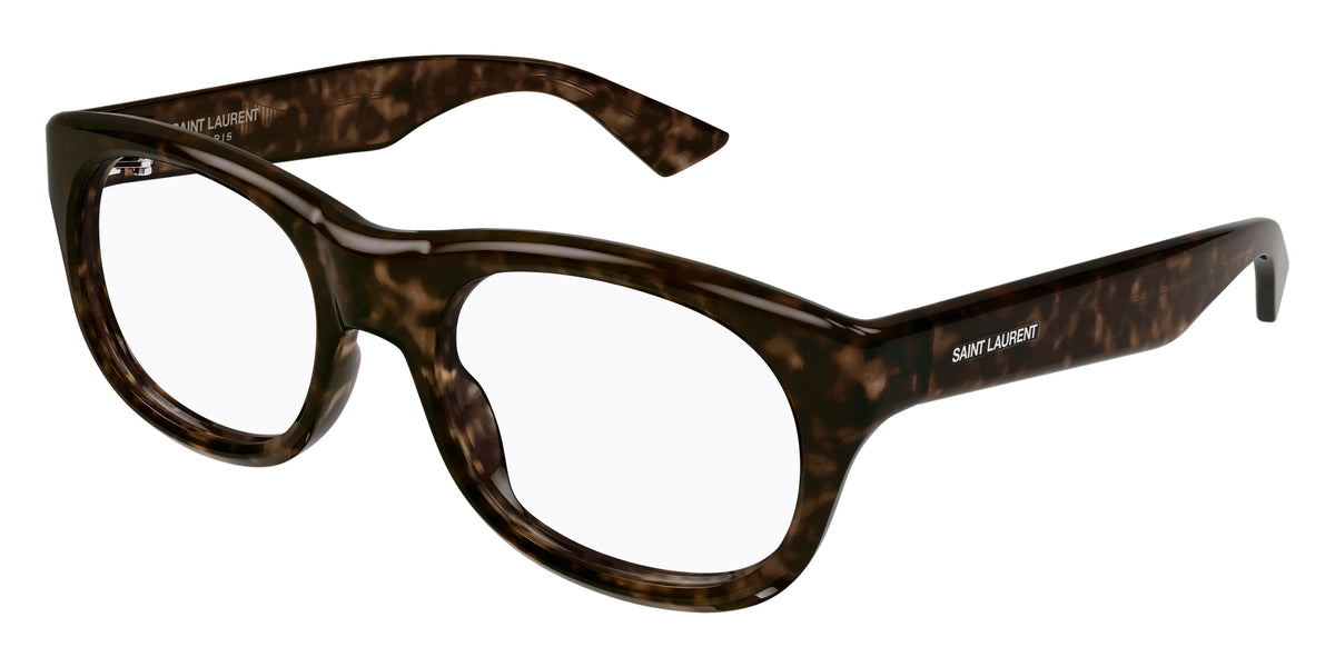Saint Laurent® 815 ROMY OPT SL 815 ROMY OPT 004 56 - Havana / Transparent AR Eyeglasses