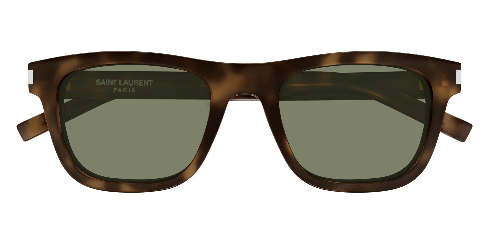 Saint Laurent® 819 SL 819 003 52 - Havana / Green Sunglasses