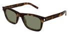 Saint Laurent® 819 SL 819 003 52 - Havana / Green Sunglasses