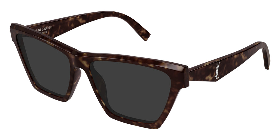 Saint Laurent® M103 SL M103 006 58 - Havana / Gray Sunglasses