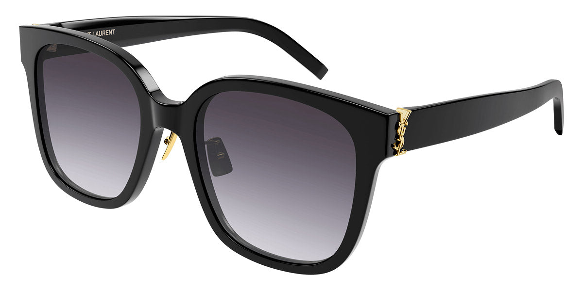 Saint Laurent® M105/F SL M105/F 002 55 - Black / Gray Gradient Sunglasses