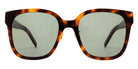 Saint Laurent® M105/F SL M105/F 003 55 - Havana / Green Sunglasses