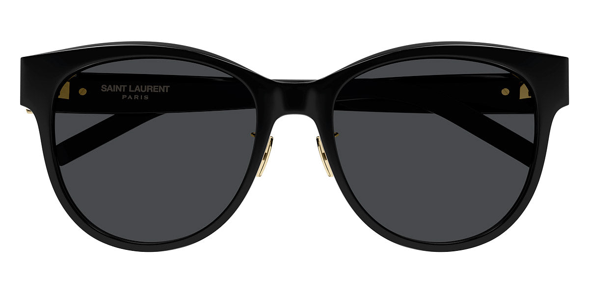 Saint Laurent® M107/K SL M107/K 004 56 - Black / Gray AR Polarized Sunglasses