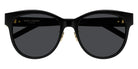 Saint Laurent® M107/K SL M107/K 004 56 - Black / Gray AR Polarized Sunglasses