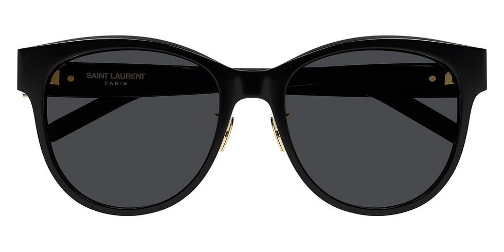 Saint Laurent® M107/K SL M107/K 004 56 - Black / Gray AR Polarized Sunglasses