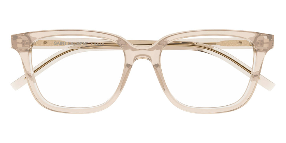 Saint Laurent® M110 SL M110 007 53 - Nude / Transparent AR Eyeglasses