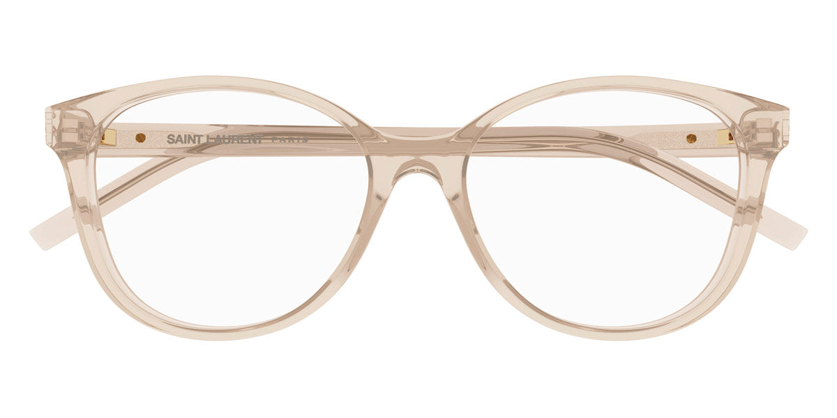 Saint Laurent® M112 SL M112 003 54 - Nude / Transparent AR Eyeglasses
